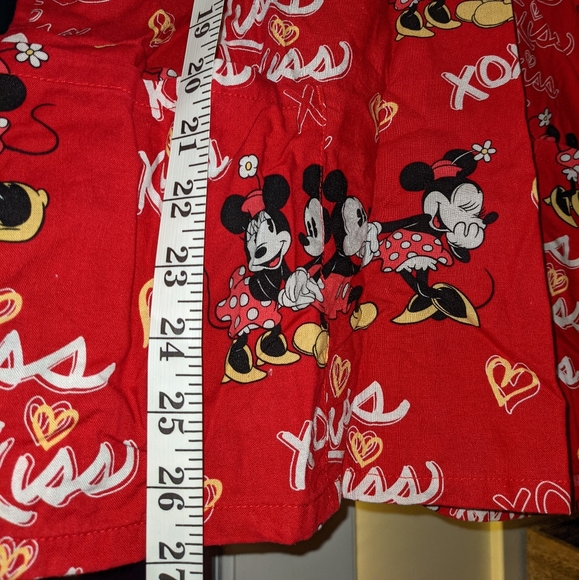Disney Mickey Mouse and Minnie Mouse Scrub top - Picture 14 of 16